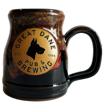 Great Dane Pottery Stein