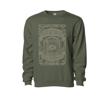 Green Vintage Mid-weight Crewneck