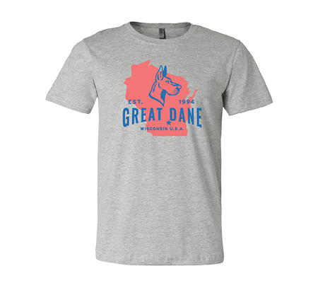 Wisconsin Great Dane Tee